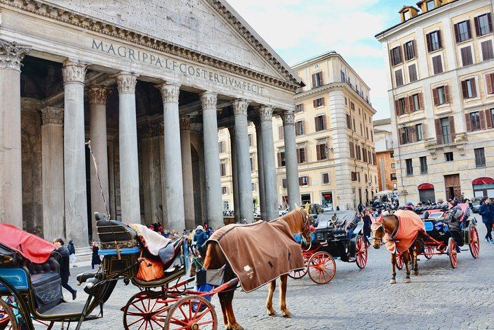 These were the first taxis in Rome, passed down from father to son.