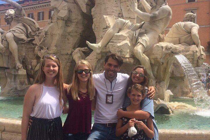 Tour of Rome:Trevi Fountain, Spanish Steps,Pantheon with Italian Ice Cream