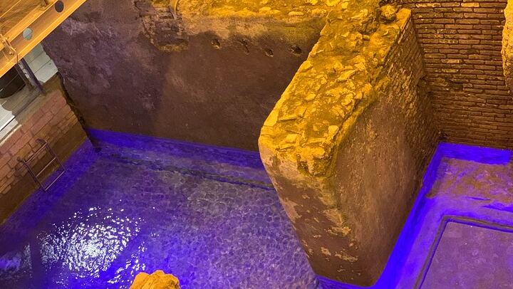 Trevi Fountain District Underground Domus Tour and Gelato