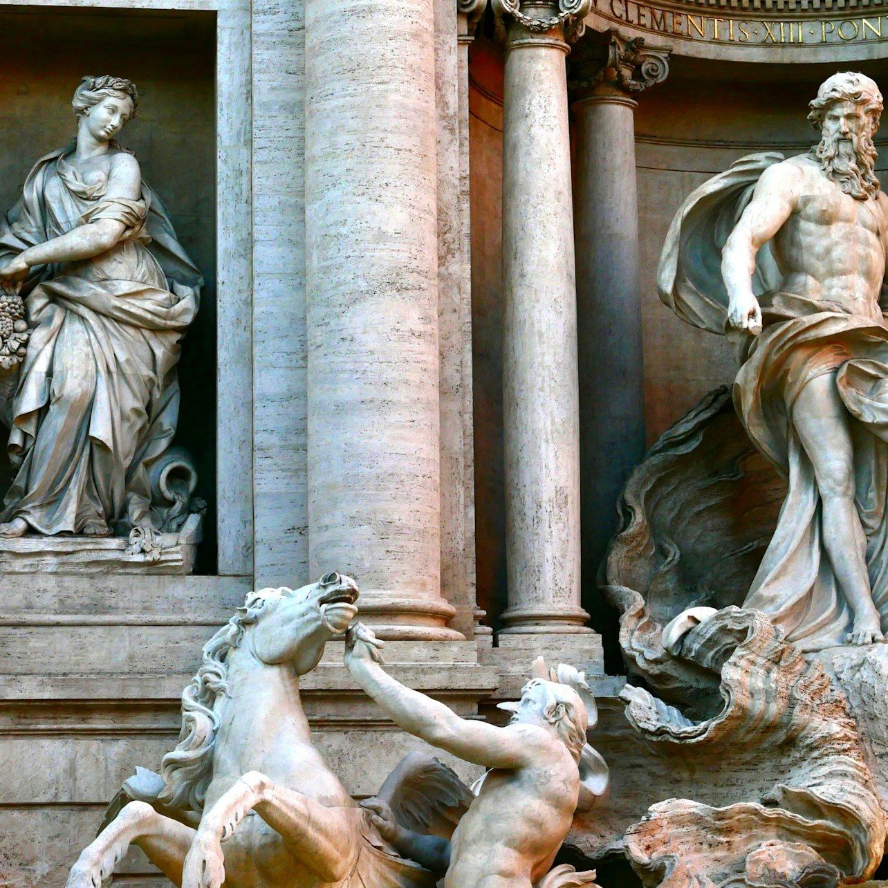 Forty Minutes at the Trevi Fountain and the Domus Below It