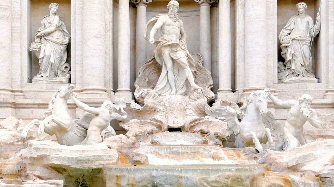 Forty Minutes at the Trevi Fountain and the Domus Below It