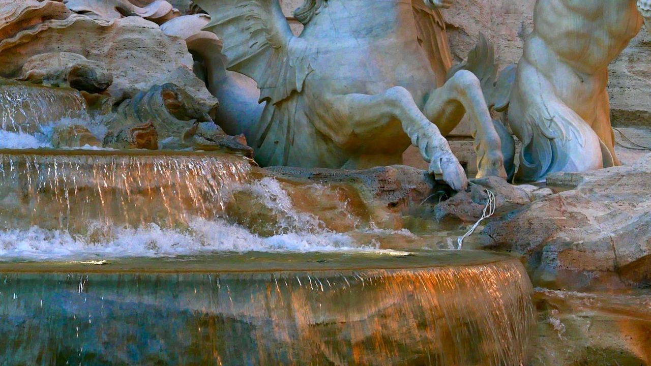 Forty Minutes at the Trevi Fountain and the Domus Below It