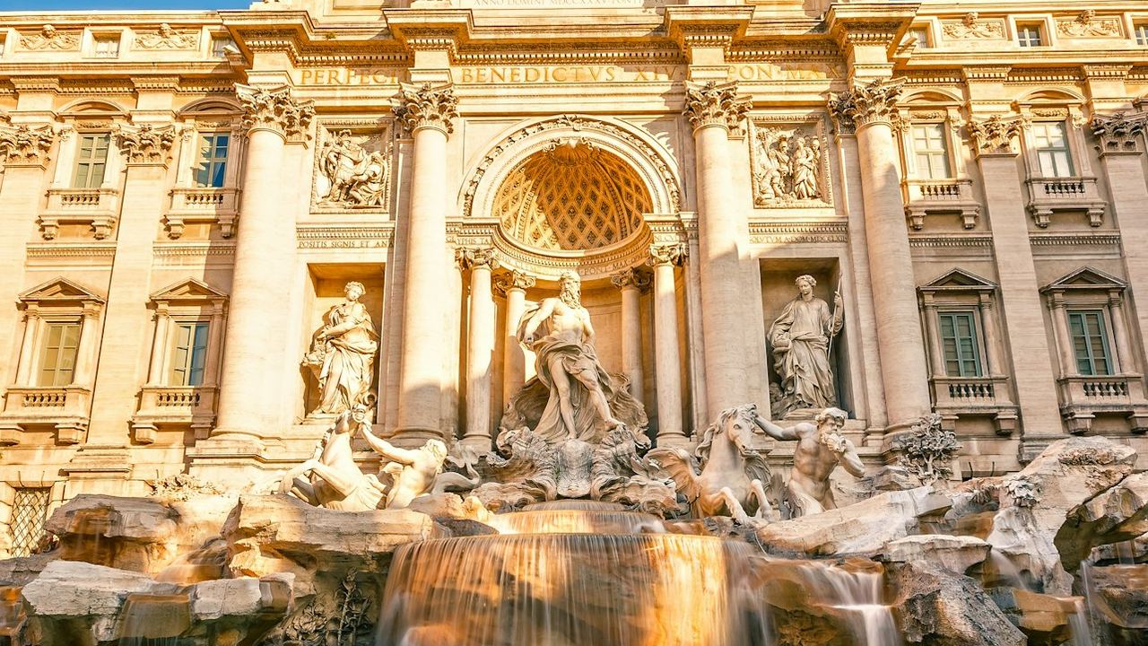 Following the Trevi Water Through the City Below It