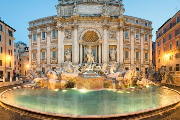 Following the Trevi Water Through the City Below It