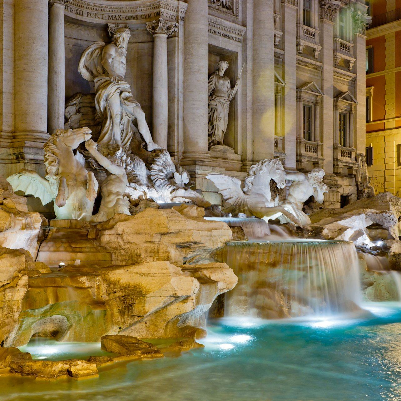 Following the Trevi Water Through the City Below It