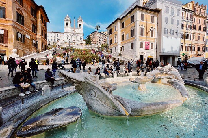 Trevi Fountain Underground Aqueduct and Spanish Steps Tour