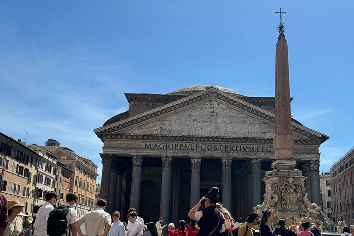 ... triangles, squares and of course the dome's circular aspect
