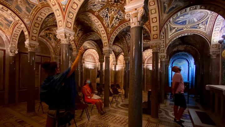 Underground Basilica of Santa Cecilia in Trastevere