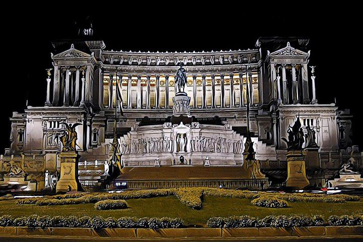 Venice Square by night