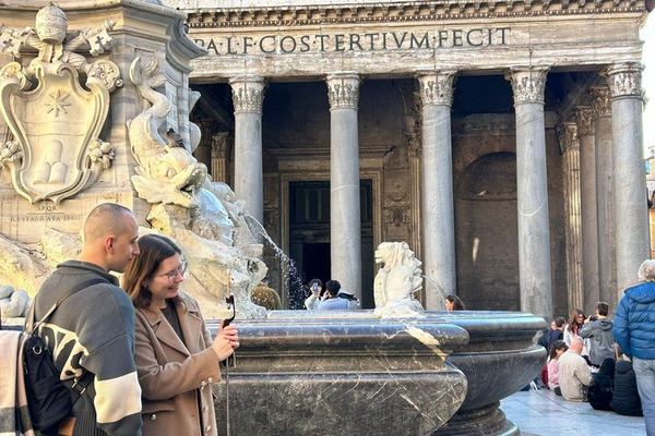 Pantheon Entry with a Walk from Campo de' Fiori and Largo Argentina